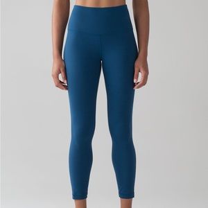 posidon blue lululemon align leggings